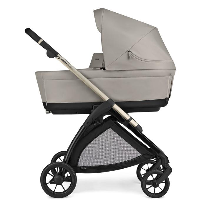 Inglesina Electa Quattro με Darwin Infant Recline Battery Beige Chassis Iridio Black