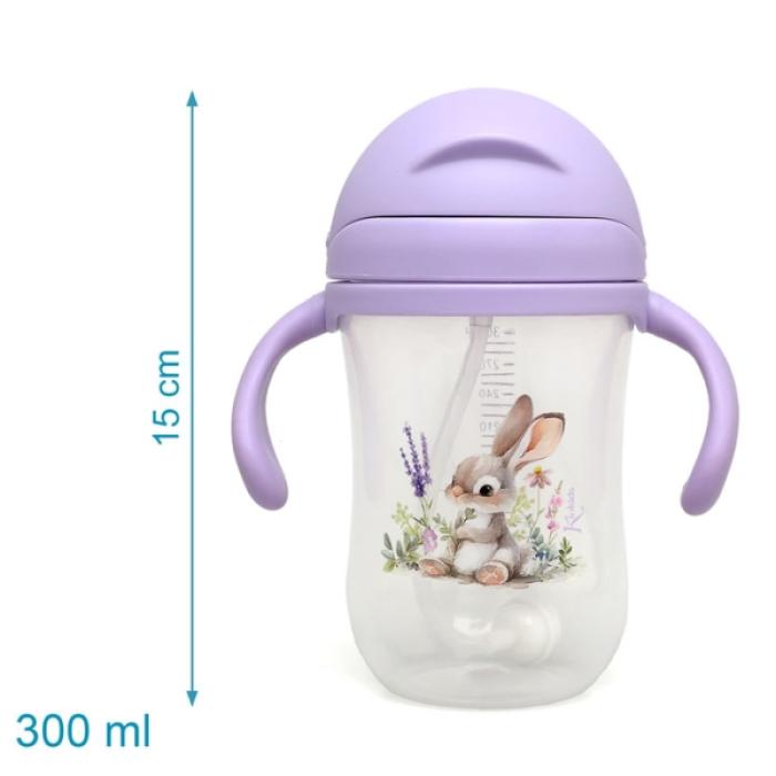 Παγούρι με Λαβές Lavender Bunny 300ml.6+Μ