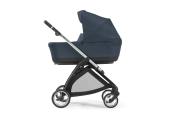 Inglesina Electa Quattro με Darwin Infant Hudson Blue Chassis Silver Black