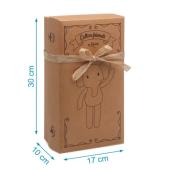 Πανάκι Παρηγοριάς Cotton Friends Αρκουδάκι 25cm. Γκρι