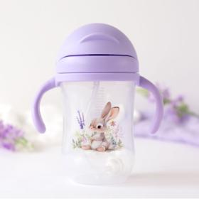 Παγούρι με Λαβές Lavender Bunny 300ml.6+Μ
