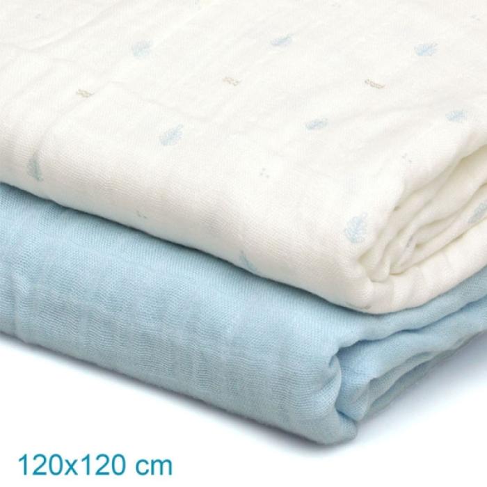 Μουσελίνα Bamboo Petit Ciel 120x120cm. 2τμχ.