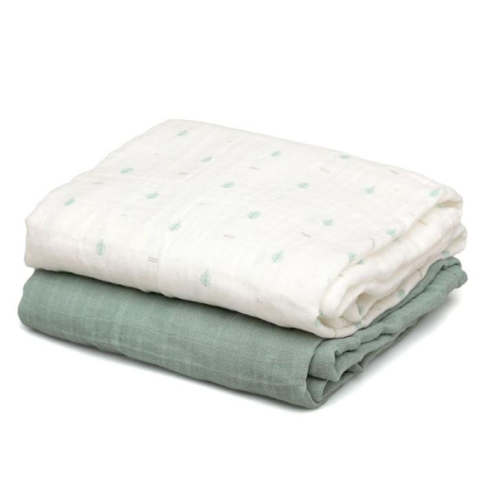 Μουσελίνα Bamboo Petit Mint 120x120cm. 2τμχ.