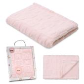Interbaby Κουβέρτα Αγκαλιάς 80X110 Bunnies Pink