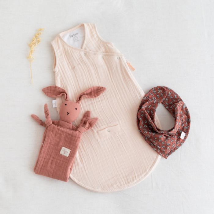 Bemini Magic Bag®0.5Tog Pink Swaddle 1-4M.