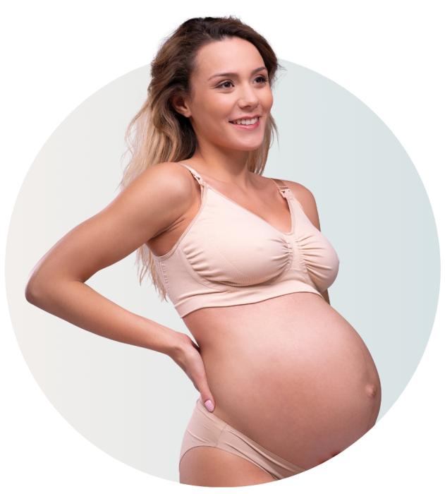CarriGel™  Σουτιέν Θηλασμού Χωρίς Ραφές - Λευκό - L