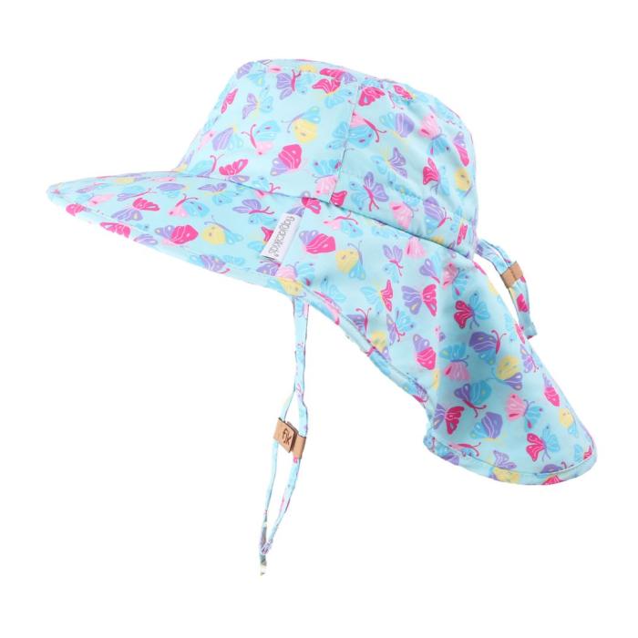 Flapjack Cape Sunhat UPF50 – Butterfly - MEDIUM 2-4 yrs