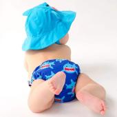 Zoocchini Σετ Μαγιό και Καπέλο UPF50+ Zoocchini Καρχαριάκι - pigibebe.gr