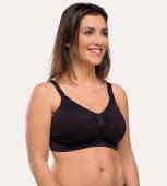 Carriwell Σουτιέν Χωρίς ραφές με ενίσχυση (padded) - ΜΑΥΡΟ - Xlarge