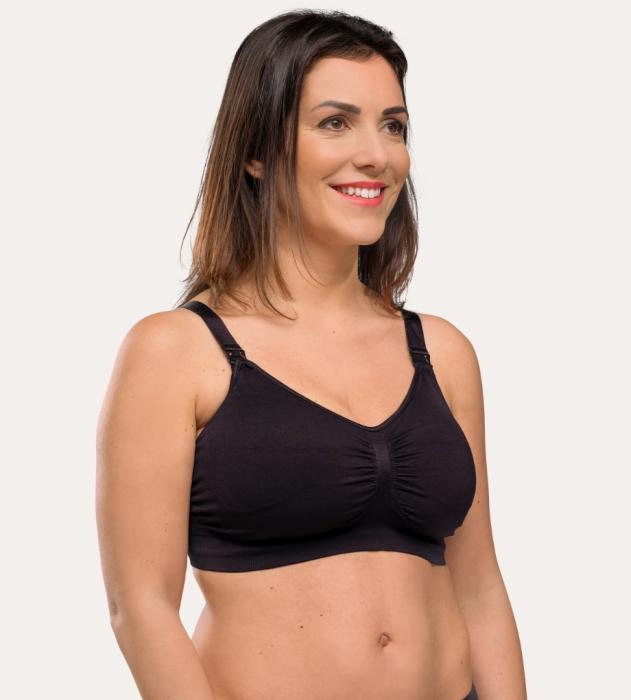 Carriwell Σουτιέν Χωρίς ραφές με ενίσχυση (padded) - ΜΑΥΡΟ - Xlarge