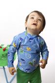 Σετ UV Μαγιώ Bucket Καπέλο Μπλούζα Devin the Dino & Friends - 6-12m