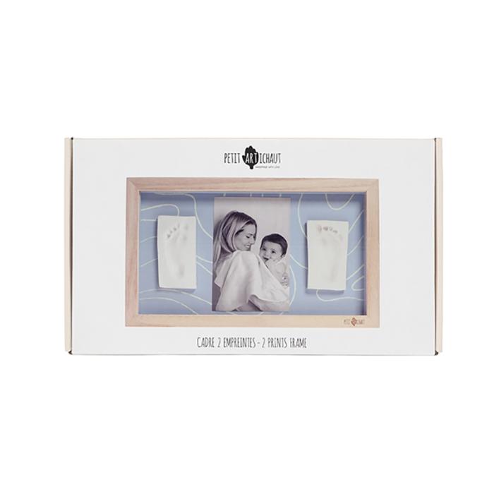 2 Prints Frame – Blue Abstract