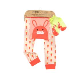 Grip Easy Crawler Pants & Socks Set – Bunny - 6-12m