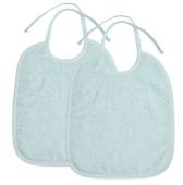 Meyco Σετ 2 Βαμβακερές Σαλιάρες Light Blue