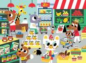 Petit Monkey – Παζλ “Στο Σούπερ μάρκετ” 48 pcs / 4 yr