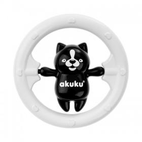 Κουδουνίστρα Αρκουδάκι Black/White Bear