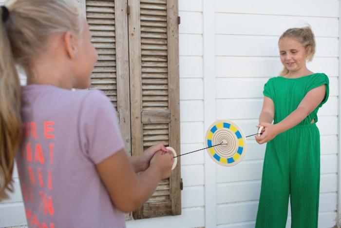 Bs Toys – Ξύλινος Χρωματιστός Τροχός