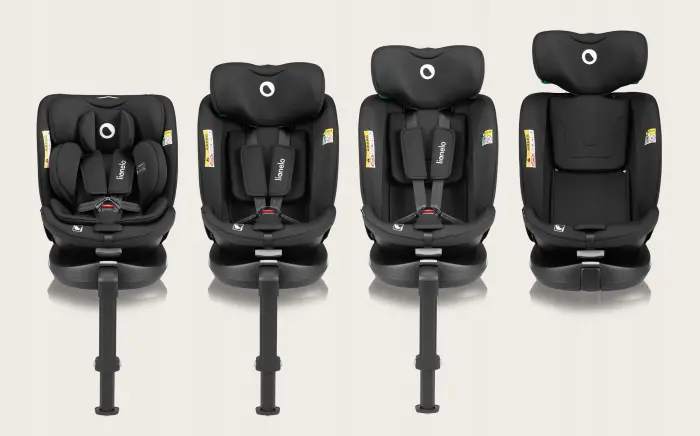 Lionelo Navy i-Size κάθισμα αυτοκινήτου 40-150 cm isofix Black Tirquase