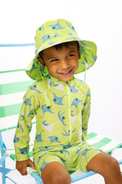 Zoocchini Cape Sunhat UPF50 Devin the Dinosaur And Friends - 6-24m