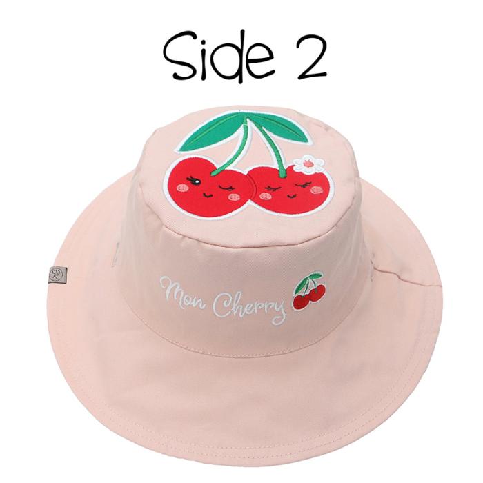 Καπέλο Διπλής Όψης UPF 50 Cat/Cherry (Cotton) - LARGE 4-6 yrs