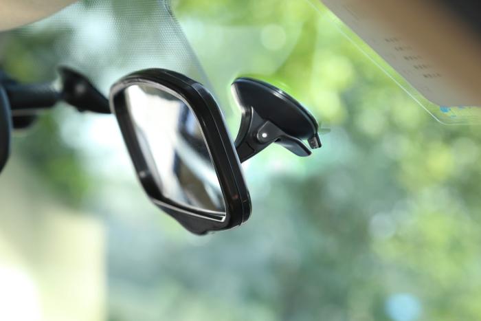 Middle 2 in 1 baby Mirror – Black