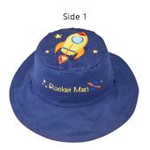 Καπέλο Διπλής Όψης UPF 50  – Διαστημόπλοιο (Cotton) - MEDIUM 2-4 yrs