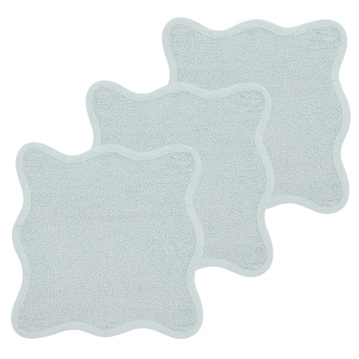 Meyco 3-pack Πανάκια Προσώπου Wavy – Grey Blue