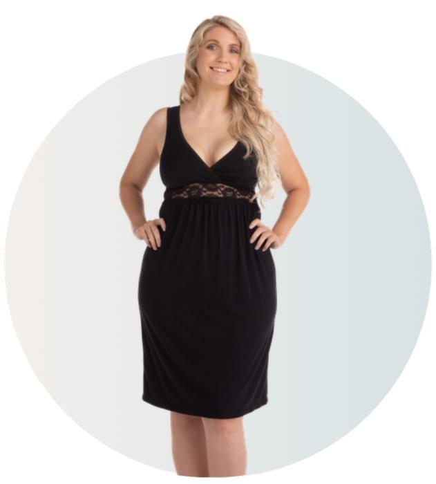 Maternity & Nursing Nightie (Νυχτικό θηλασμού) - Small