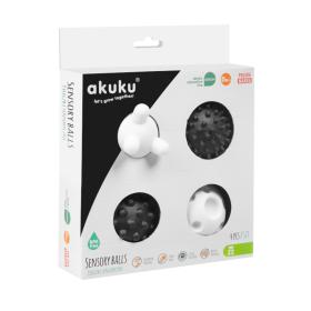 Σετ Ασπρόμαυρες Sensory Μπαλίτσες (4 pcs)