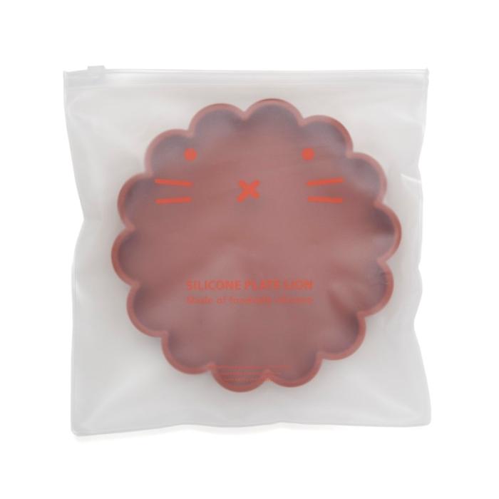 Petit Monkey – Πιάτο Σιλικόνης Lion - Baked Clay