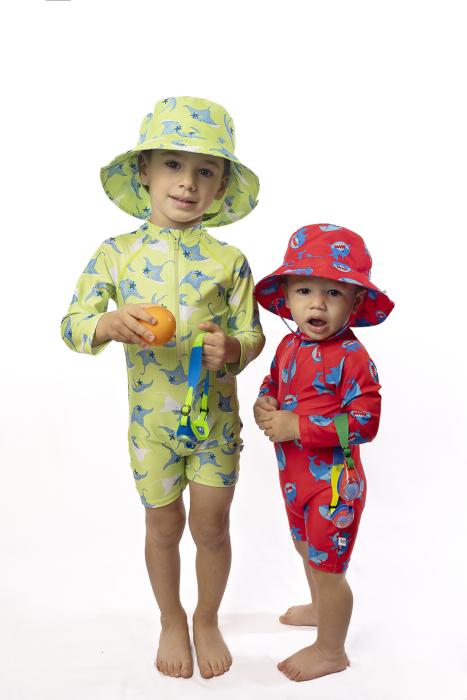 Zoocchini Cape Sunhat UPF50 Devin the Dinosaur And Friends - 2-4 ετών