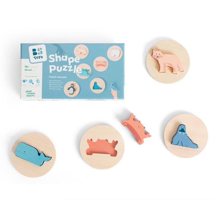 BS Toys – Puzzle Με Σφηνώματα