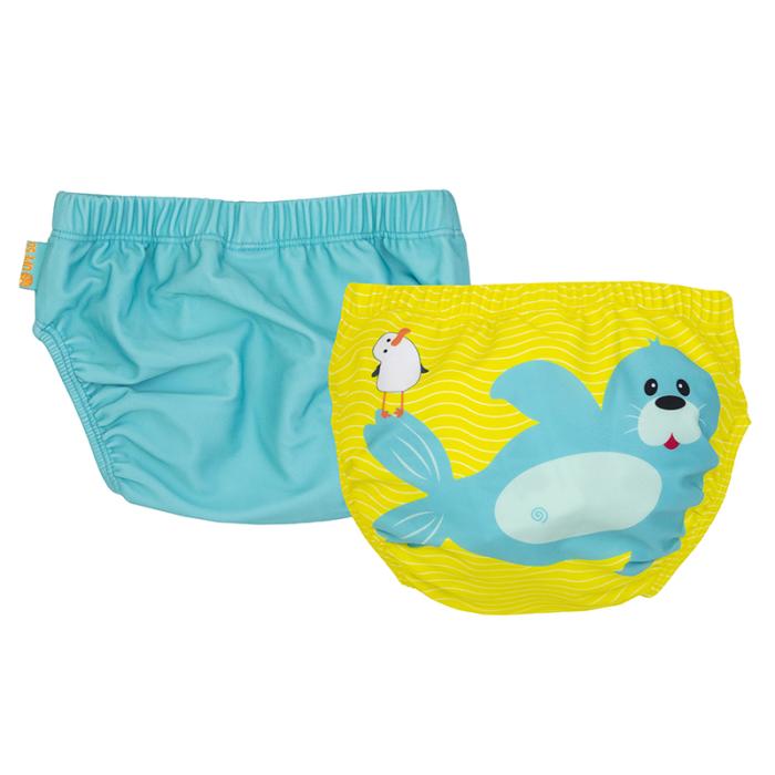 Zoocchini Μαγιώ Πάνα (2pcs Σετ) – Seal - 12-24m