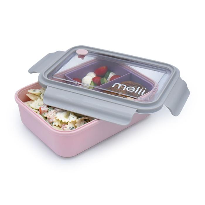 Melii – Bento 3 θέσεων 1250ml - Lime-Mint-Blue
