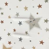 Κάλυμμα Καροτσιού Stars Λευκό 35x80cm.