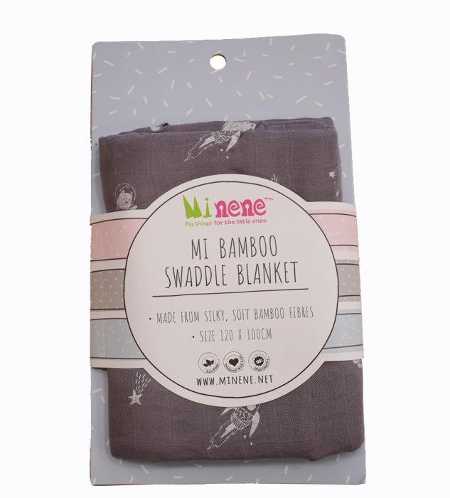 Minene Μουσελίνα από Bamboo - Γκρι Ανοιχτό