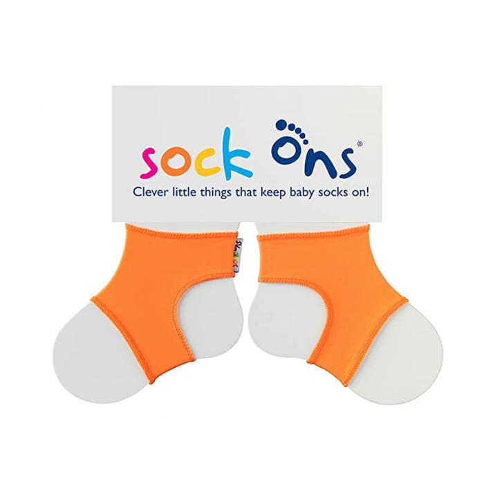 Sock Ons – Για να μην βγάζει τις κάλτσες του (6-12 μηνών) - Πορτοκαλί