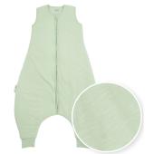 Meyco Υπνόσακος με πόδια Slub – soft green (9 μηνών-5 ετών) - 104cm