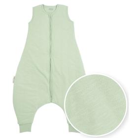 Meyco Υπνόσακος με πόδια Slub – soft green (9 μηνών-5 ετών) - 104cm