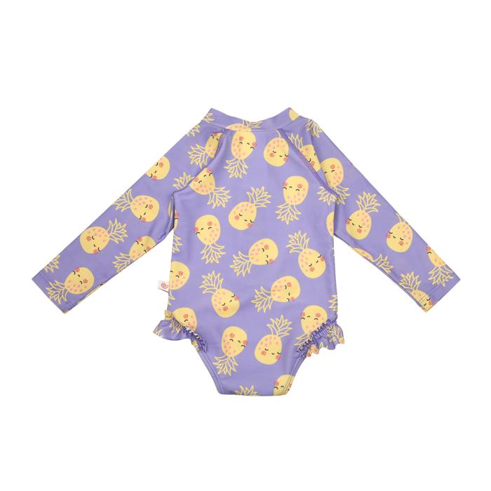 Zoocchini Ολόσωμο Μαγιώ με Μανίκια UV Pineapple - 4 ΕΤΩΝ