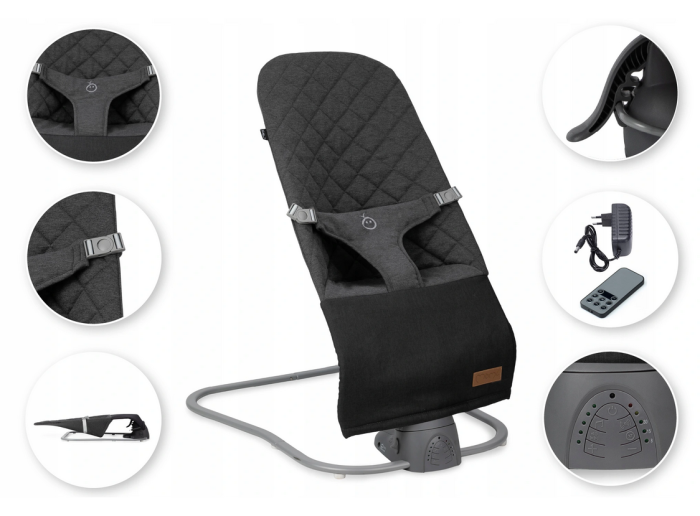 Momi Bess Ηλεκτρικό Ρηλάξ Light Gray