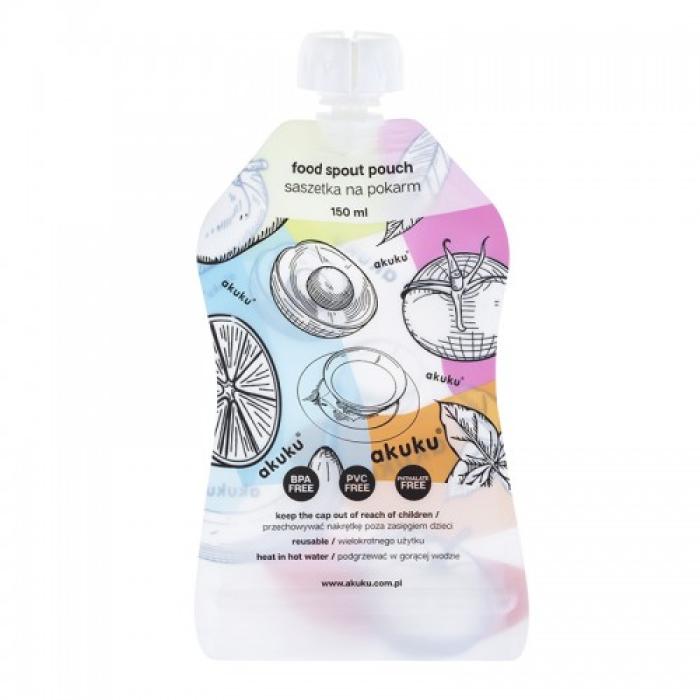 Reusable Food Pouch με στόμιο