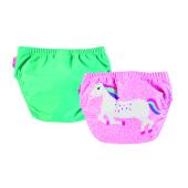 Zoocchini Μαγιώ Πάνα (2pcs Σετ) – Unicorn - 12-24m