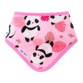 Baby triangle bib/scarf  – Pink Panda