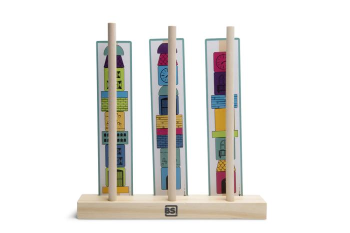 Bs Toys – Stack Towers-Στοιβαζόμενοι Πύργοι