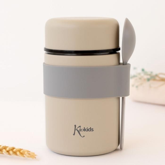 Βρεφικό Θερμός Φαγητού με Κουταλάκι Μπεζ 500ml.