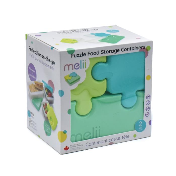 Melli – Φαγητοδοχείο Puzzle Bento 2 τεμάχια – Boys