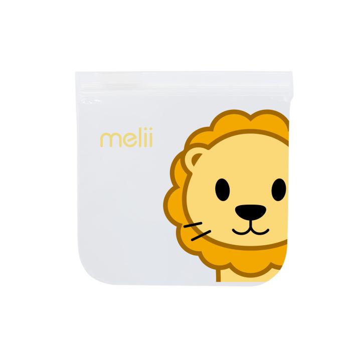 Melii – Επαναχρησιμοποιούμενα Τσαντάκια για σνακ 2 Dino   2 Lion