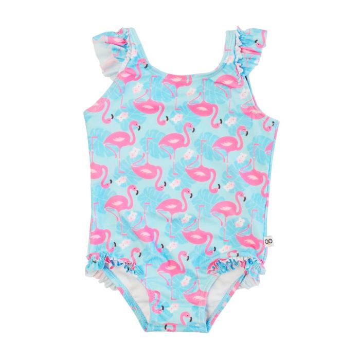 Ολόσωμο μαγιώ Franny the Flamingo - 12-24m