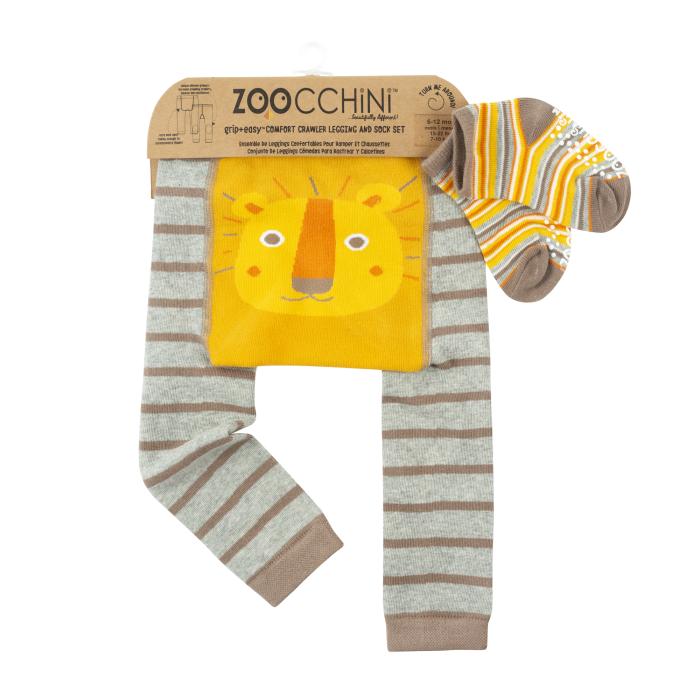 Grip Easy Crawler Pants & Socks Set – Leo the Lion - 12-18